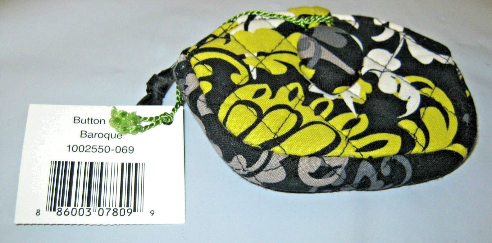 New VERA BRADLEY Small Button Coin Pouch 1002550-069 Baroque 3 x 4.25
