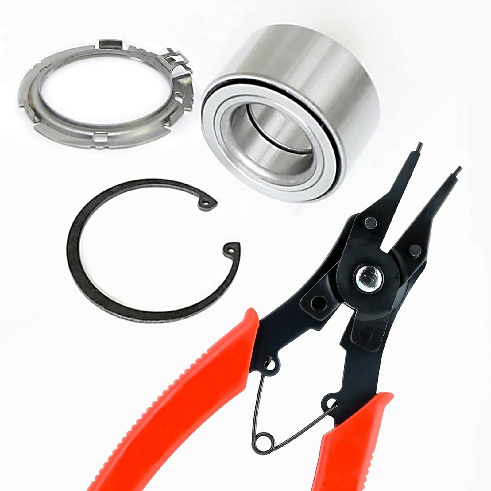 4-in-1 Snap Ring Plier Set Retaining Combination Internal External O-Ring C-Clip