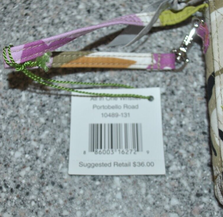 Vera Bradley All In One Wristlet, Portobello Road - NWT