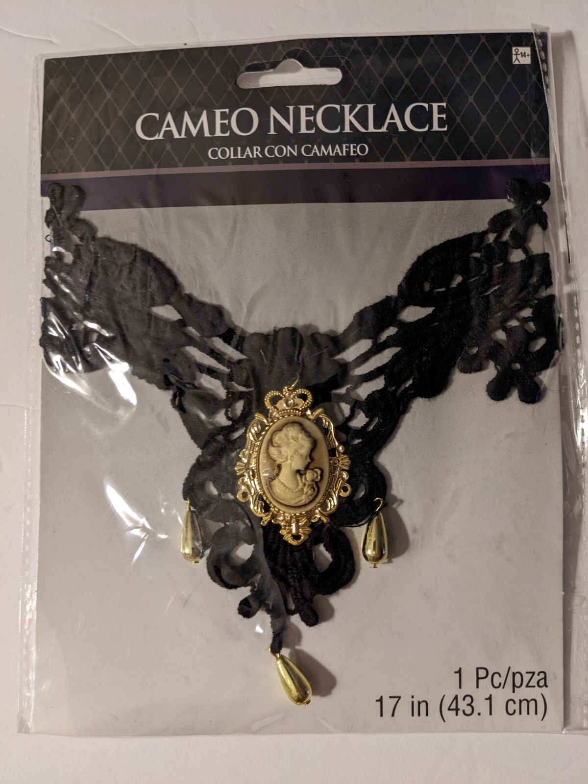 Cameo Victorian Necklace Collar Halloween Costume Cosplay Dress Up NEW