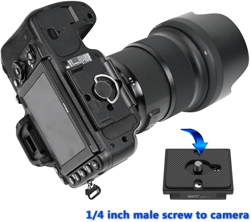 200PL-14 Quick Release Plate for Manfr0tt0 Tripods - 4 Pack, RC2 Compatibility