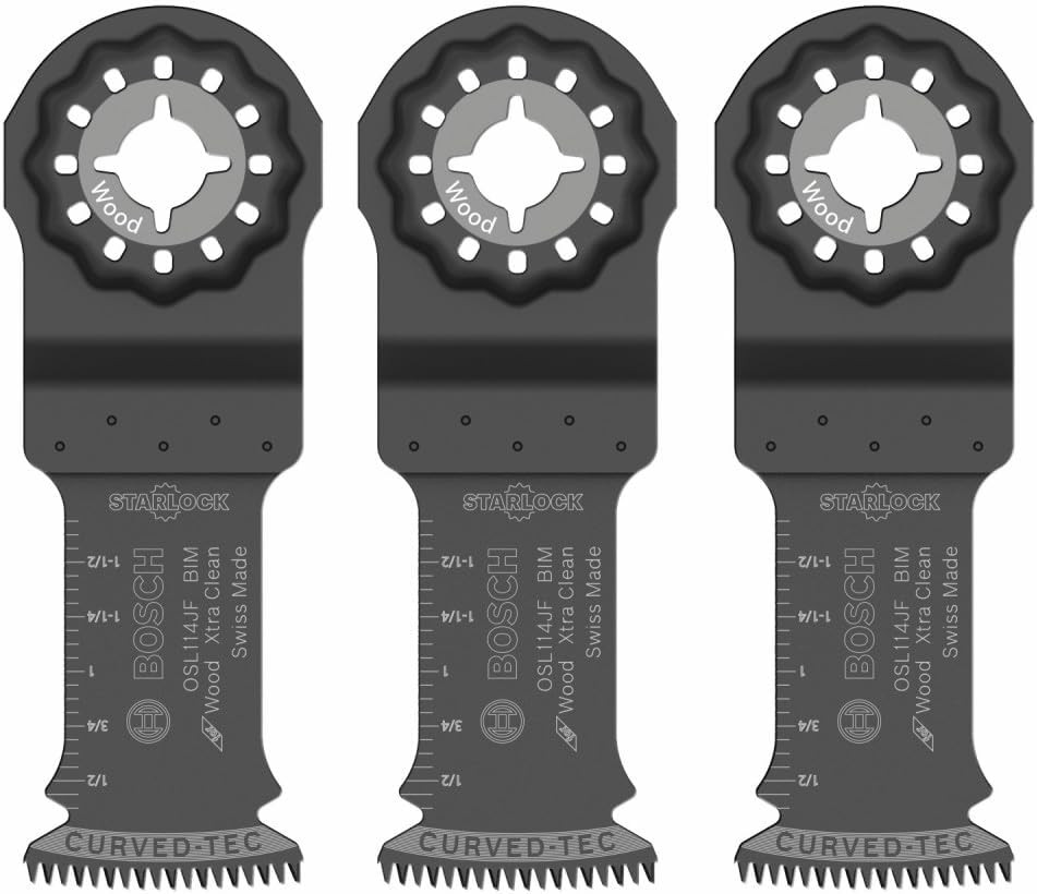 1-1/4 In. OSL114JF-3 Starlock Oscillating Multi-Tool Bi-Metal Blade 3-Pack - Pro