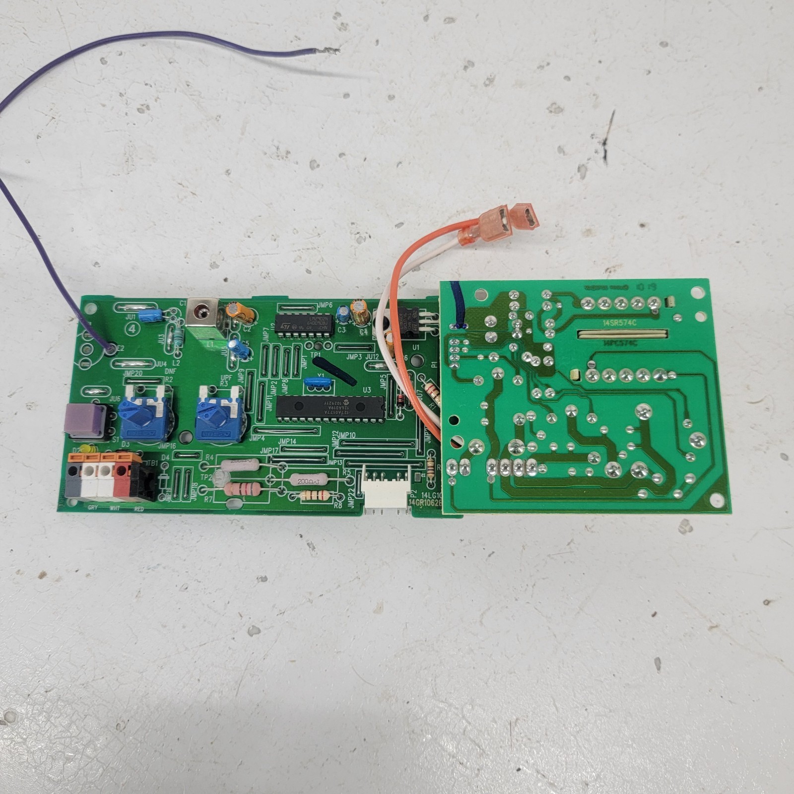 Chamberlain LiftMaster 3275 Logic Board & Power Supply Pair 41AC075-2S Purple Bu
