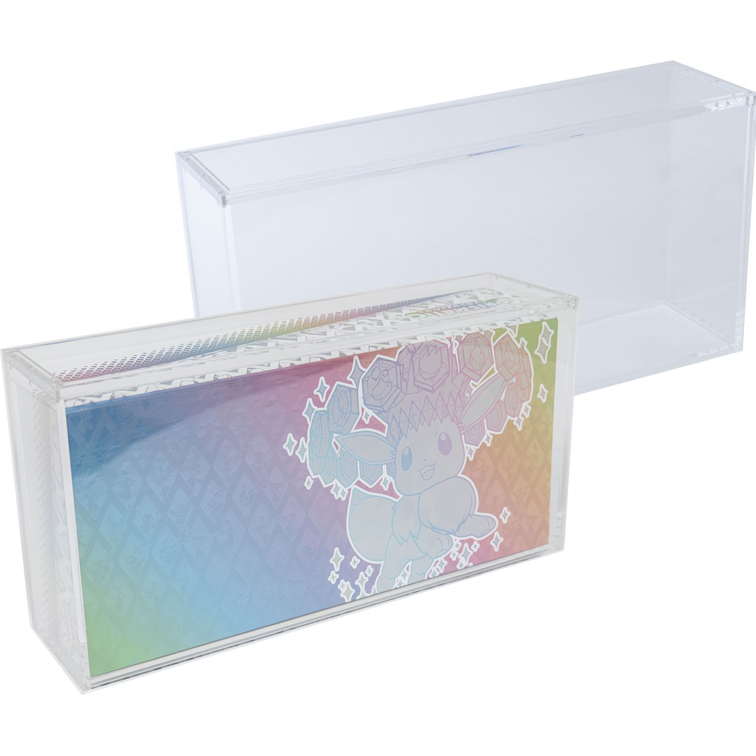 Acrylic Display Case for Pokemon Prismatic Evolutions Super Premium Collection