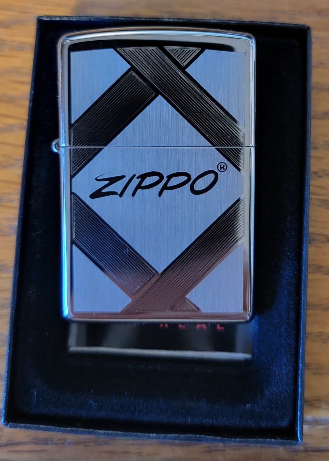 Zippo 20969 Unparalled Tradition on Black Ice New in Original Box Retired 2007