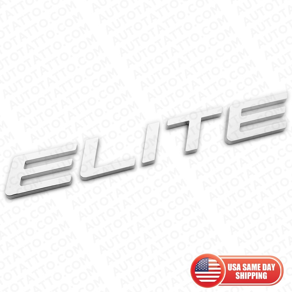2014- 2023 Pilot Odyssey Passport Honda "ELITE" Emblem Badge Rear Chrome