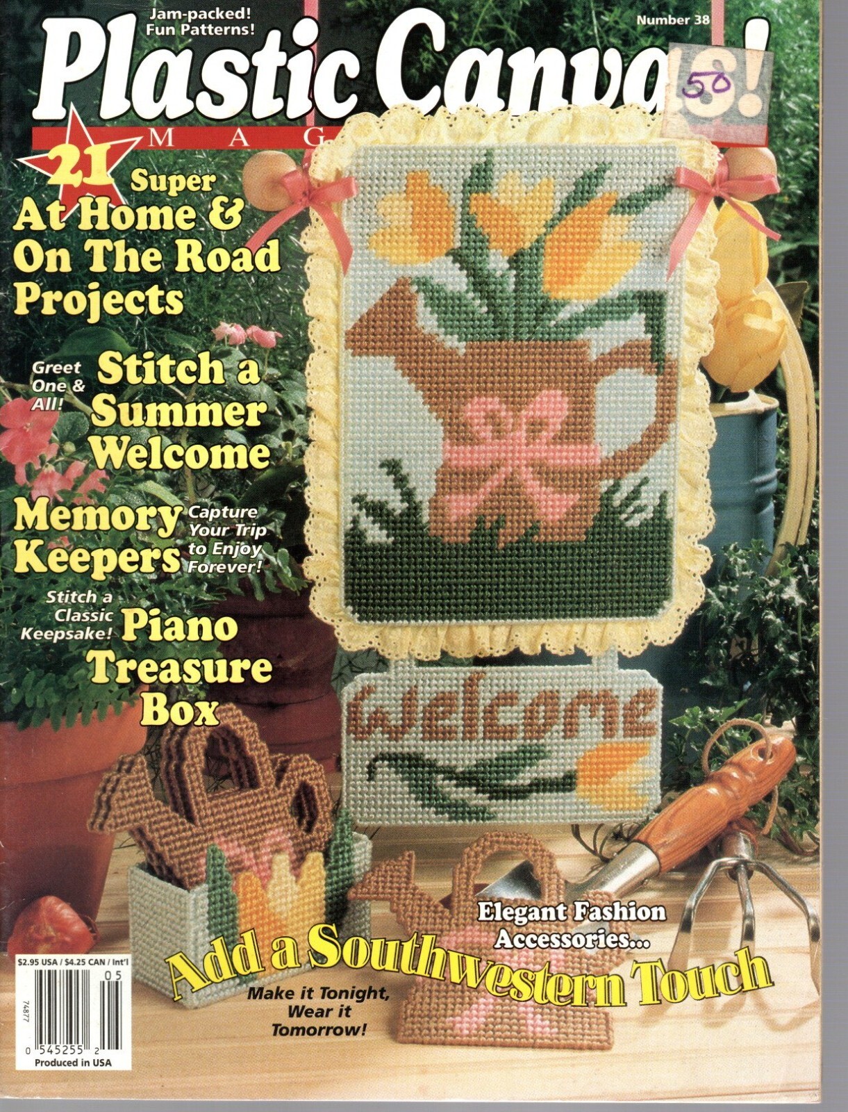 PLASTIC CANVAS MAGAZINE NO. 38 Back Issue Magazine May/June 1995 Great Price!