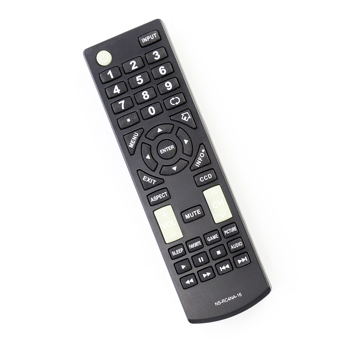 New Remote NS-RC4NA-16 for Insignia TV Ns-19d220mx16 Ns-55d421na16 Ns-50d421na16
