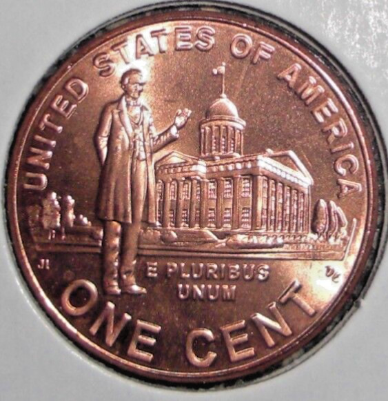 2009-D US 1 cent Coin Penny Lincoln Bicentennial Capitol