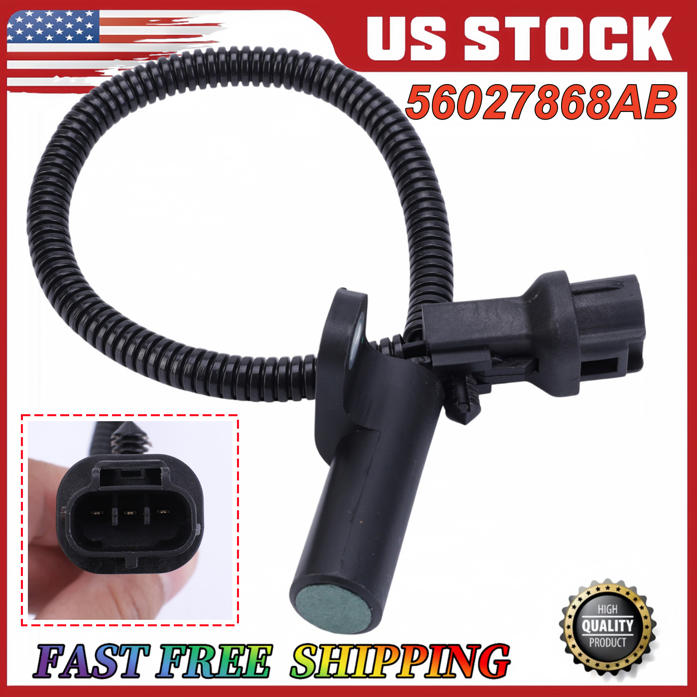 Crankshaft Crank Position Sensor For Jeep Grand Cherokee 4.0L L6 56027868