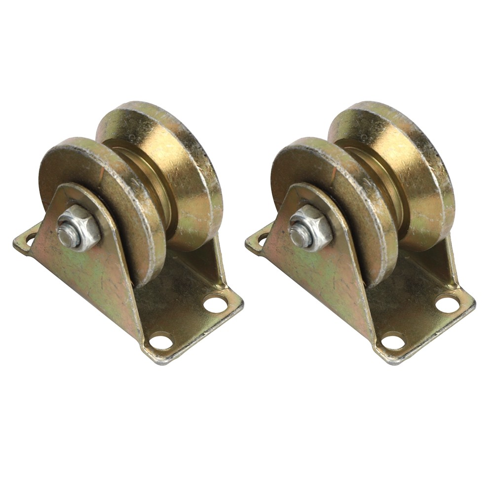 2PCS Sliding Gate Roller Replacement Smooth Operation For Various Gates