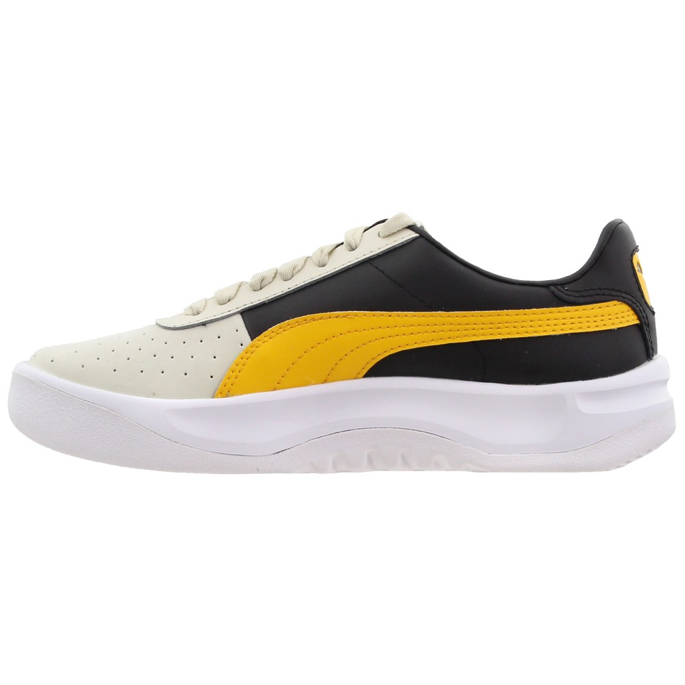PUMA California Tol Logo Lace Up Womens Off White Sneakers Casual Shoes 370315-