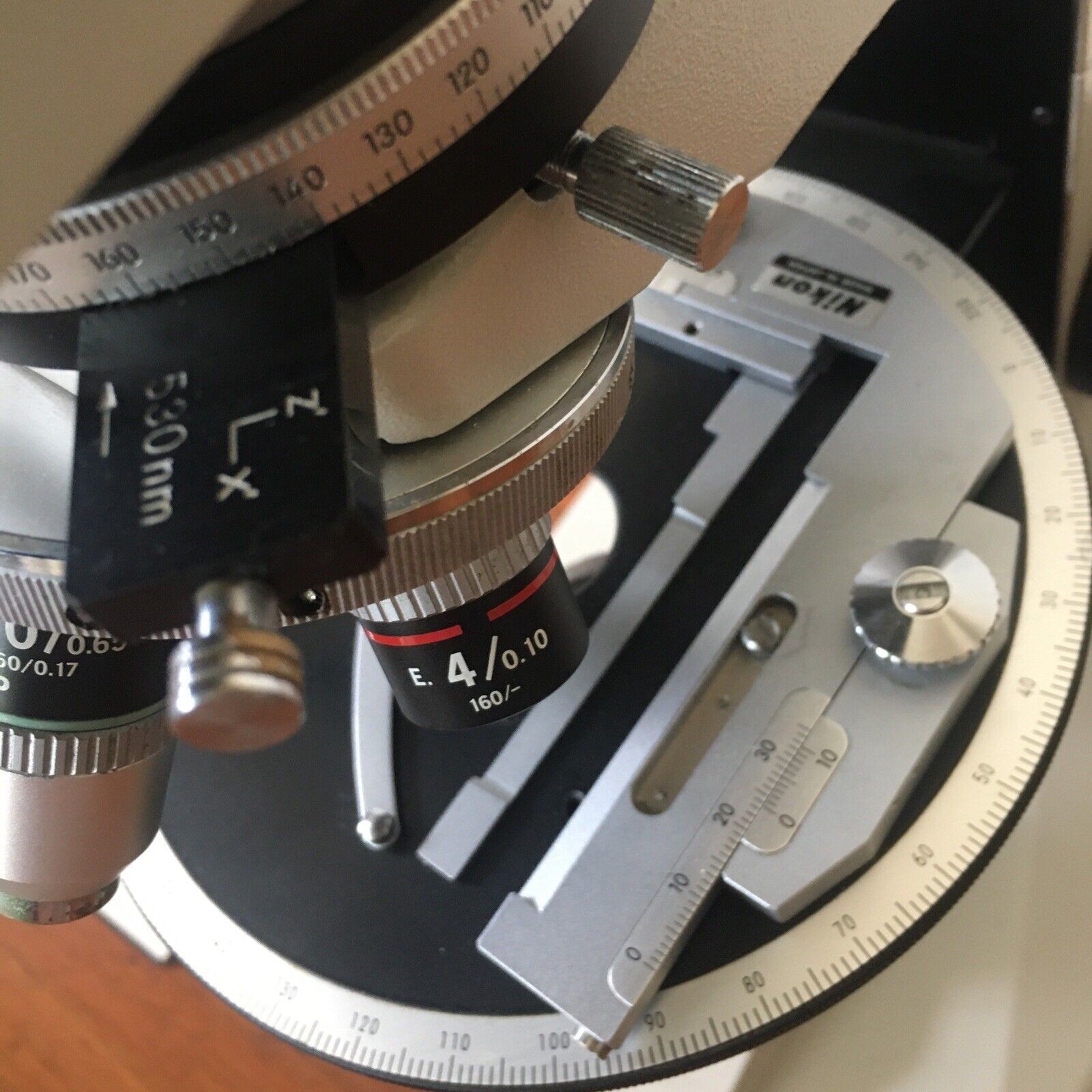 Nikon Polarizing Microscope Labophot-POL Binocular w/ Bertrand Lens - Complete