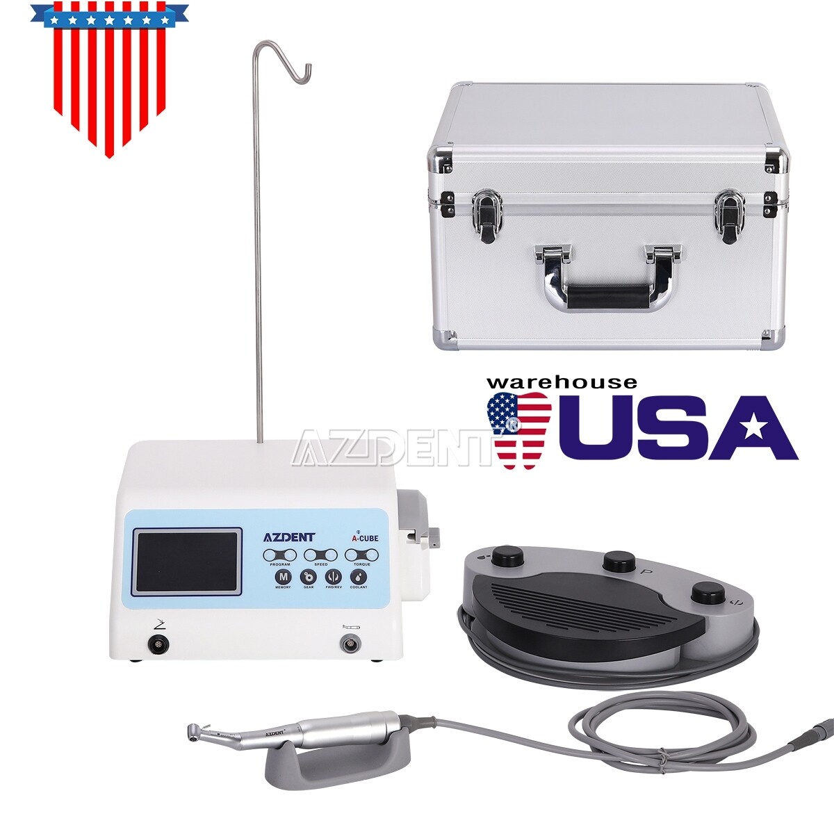 Dental Brushless Implant Motor System /20:1 Implant Contra Angle Handpiece