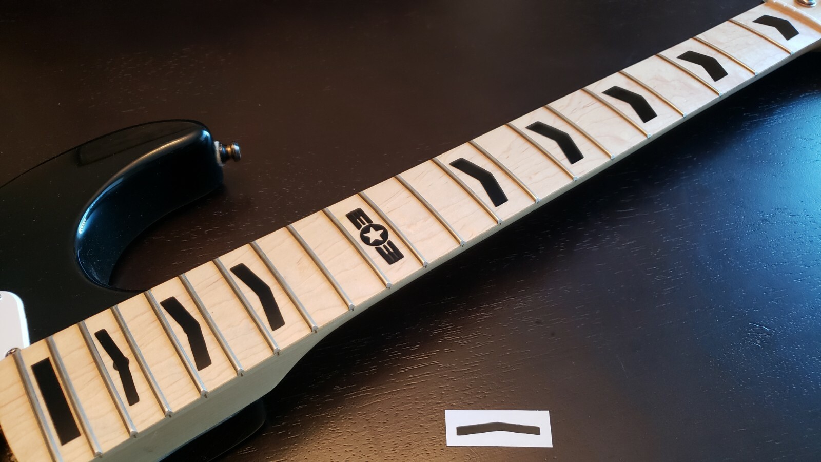 Military Design #1 Fretboard Marker Vinyl Decals Inlays for Any Guitar 30 Colors