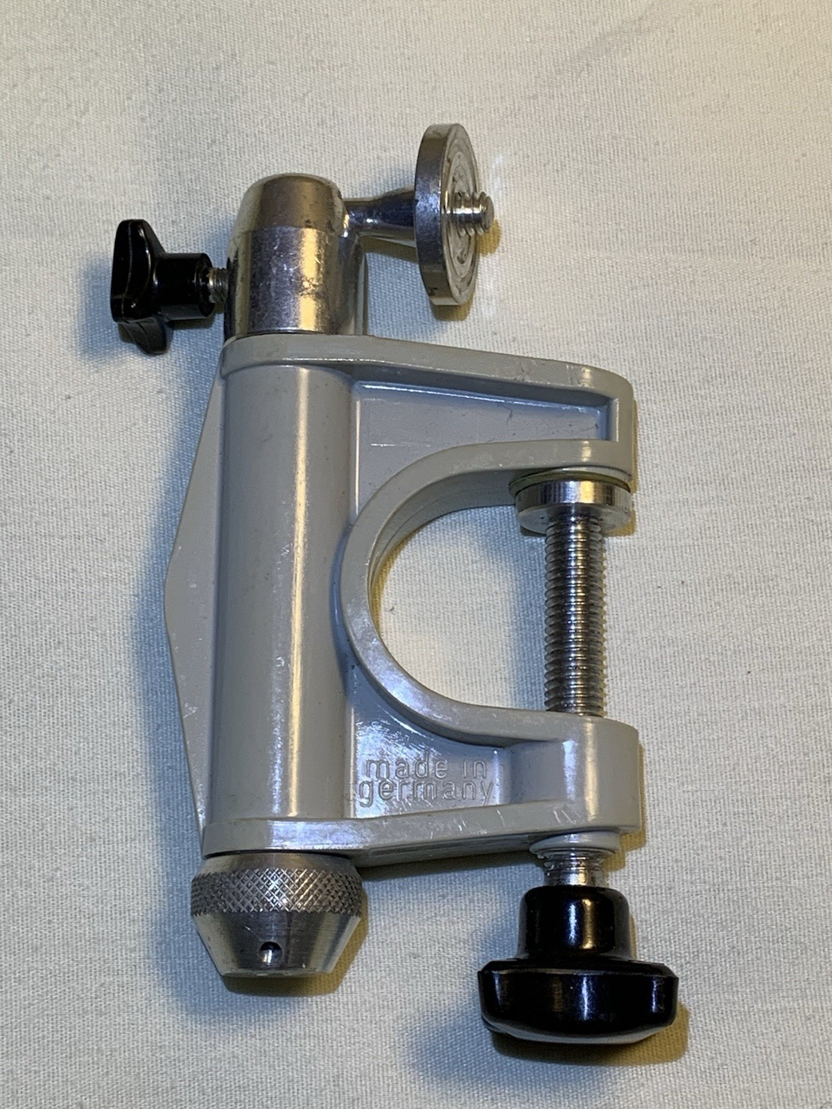 Rowi Germany Pocket Camera Clamp-on Table Top Stand Adjustable Ball Head EUC