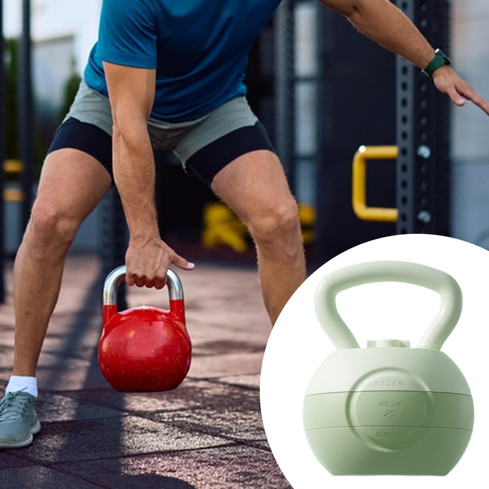 Travel Exercise Water Kettlebell Adjustable Resistance Sturdy PE Material for