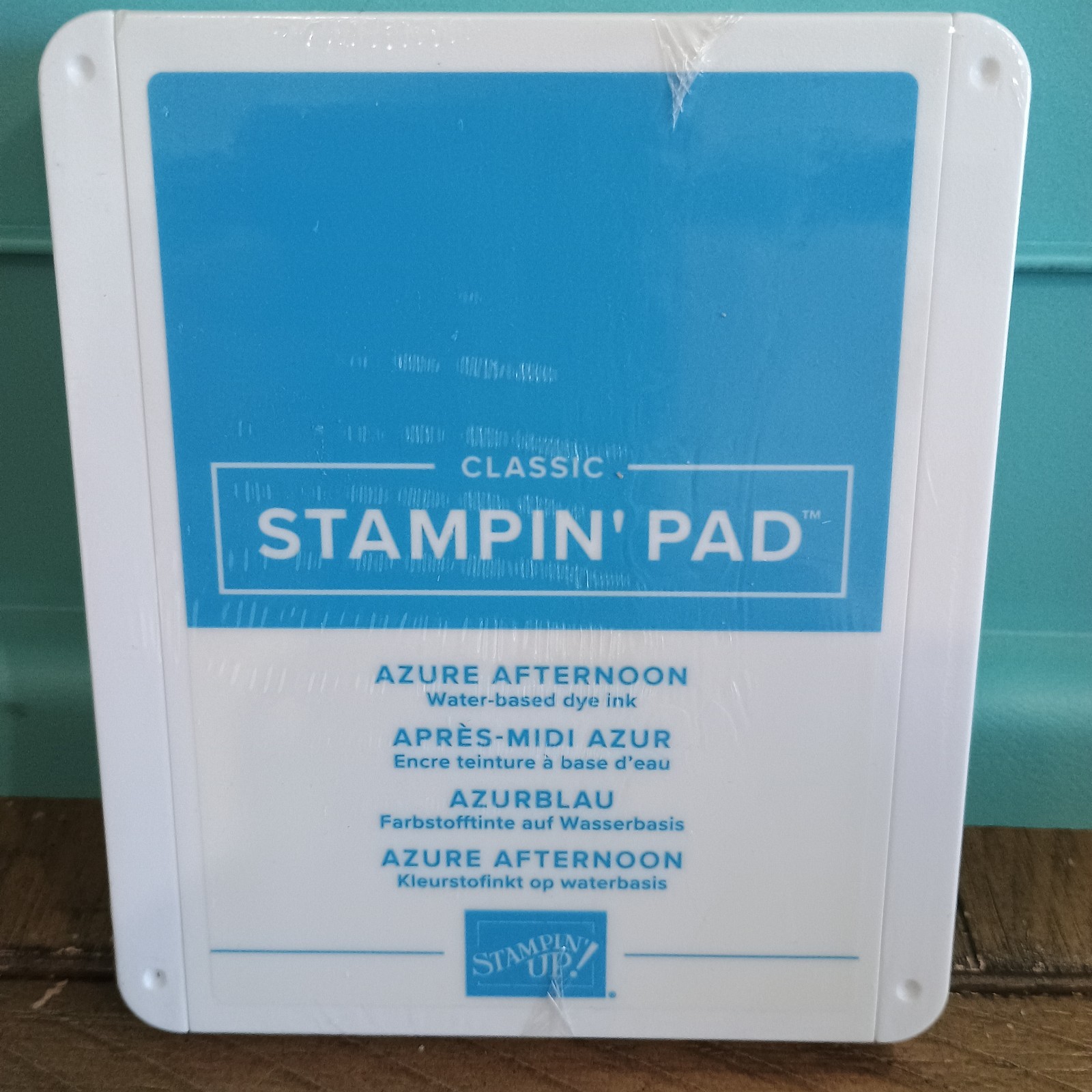 Stampin' Up Classic Stampin' Pad Water Based Ink Azure Afternoon Sealed Retired