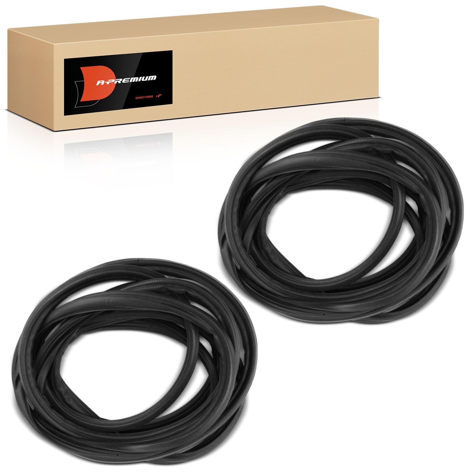 Weatherstrip for Tundra 2000-2006 Door Seal Access Cab Front Left Right Set 2