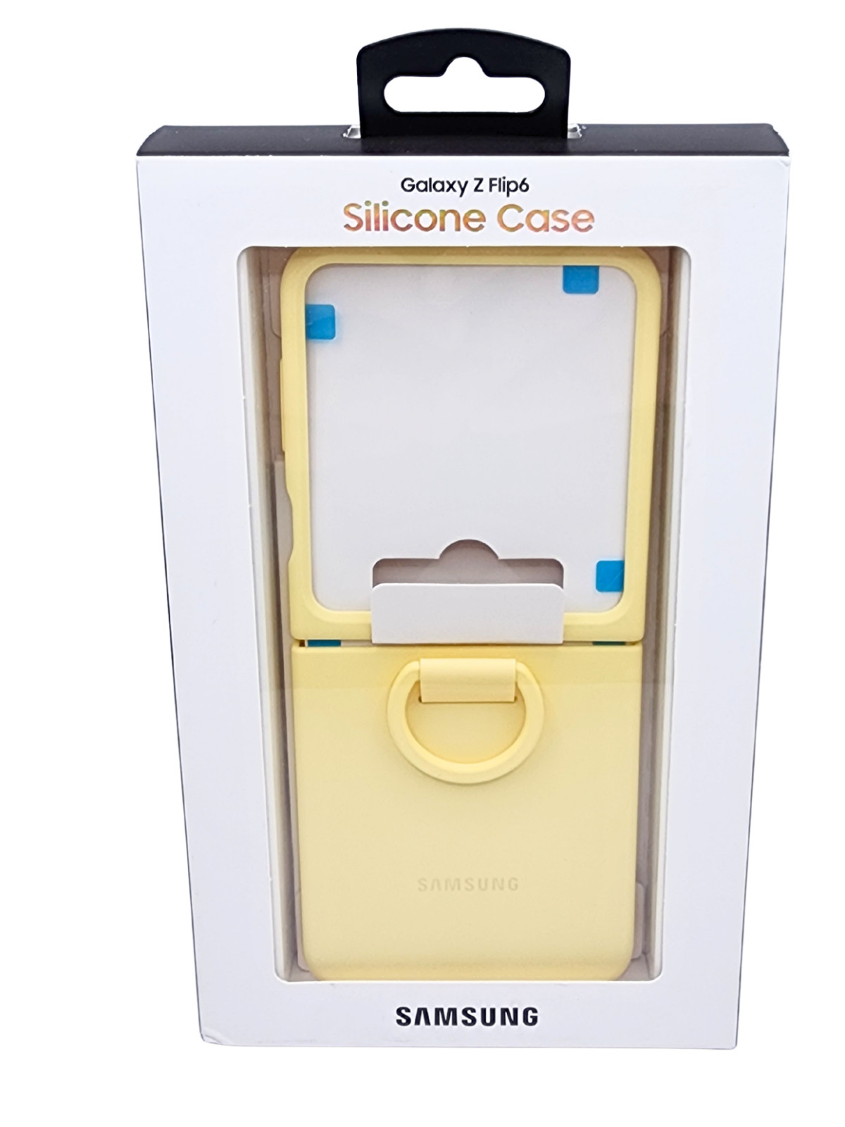 Samsung Silicone Case for Samsung Galaxy Z Flip6 - Yellow - Brand New