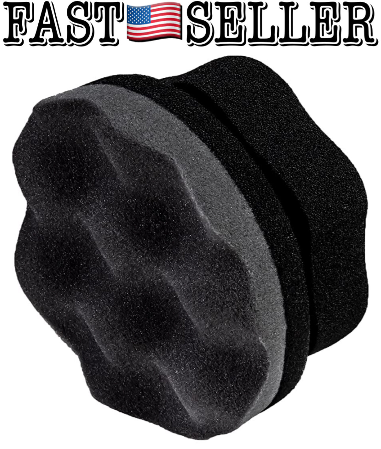 Pro Tire Hex Grip Applicator Tire Shine Car Detailing Foam Sponge Tool NEW/FAST!