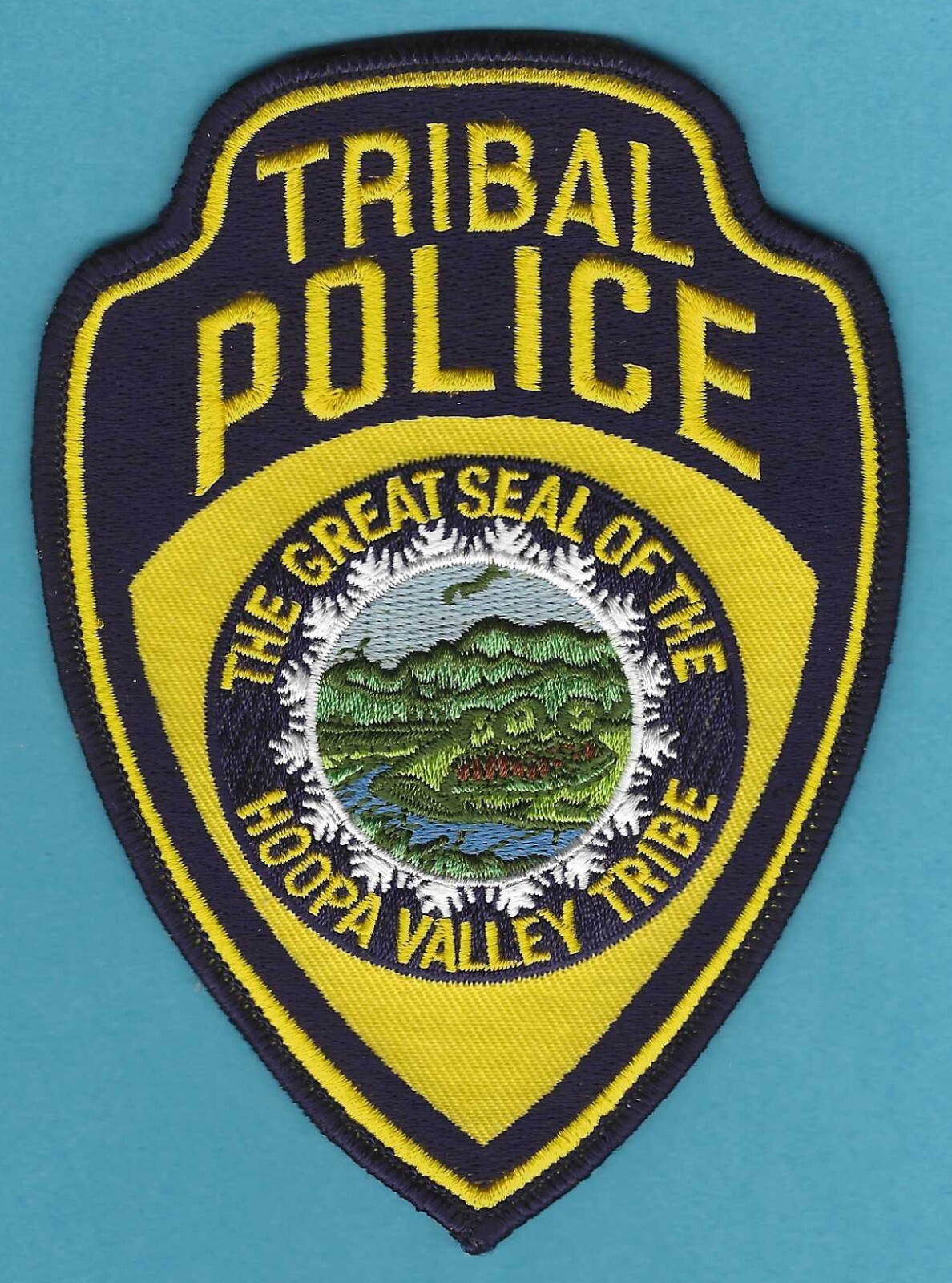 HOOPA VALLEY CALIFORNIA TRIBAL POLICE SHOULDER PATCH