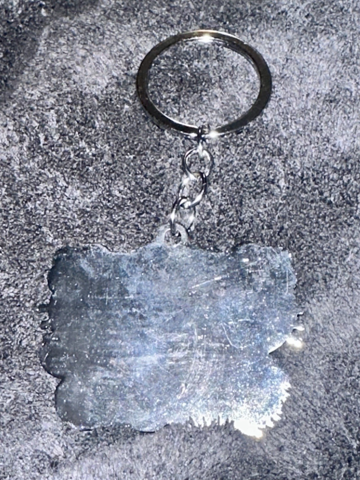 Classic Hello Metal Key Chain Keychain