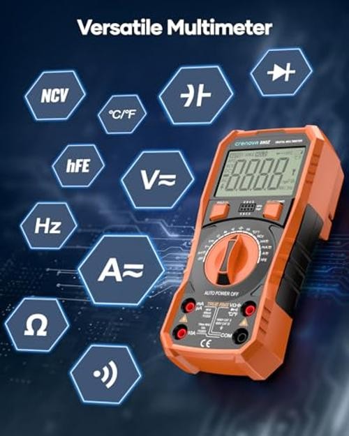 890Z Digital Multimeter 6000-Count TRMS 1000VDC/750VAC Auto-Ranging |