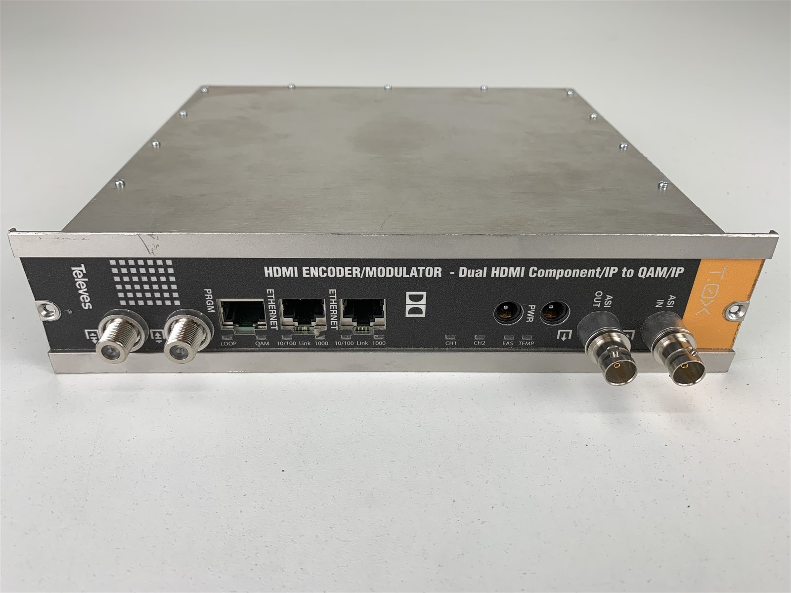 TELEVES IP ENCODER/MODULATOR DUAL HDMI COMPONENT/IP TO QAM/IP 563805
