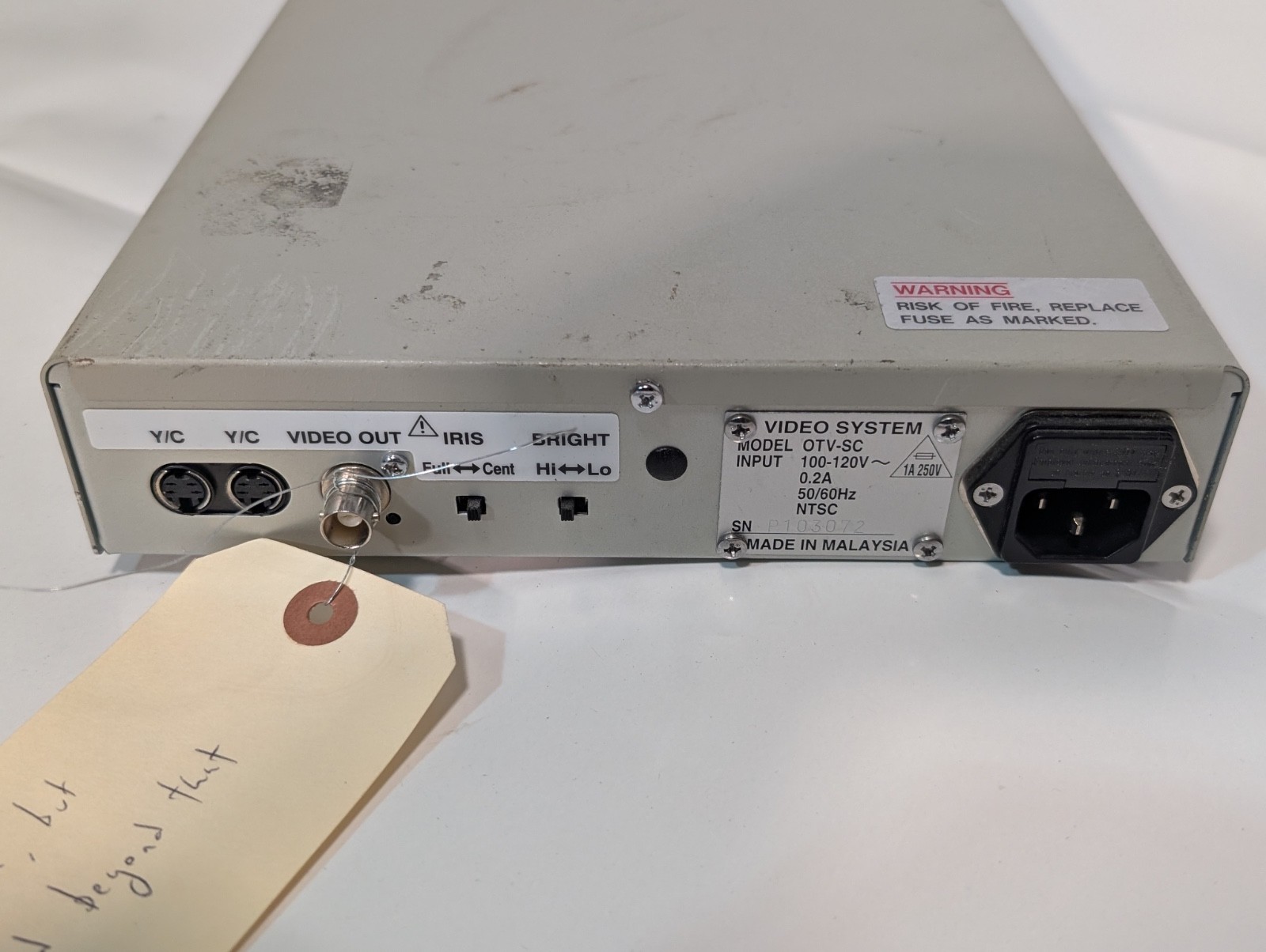 Olympus OTV-SC Endoscopy Camera Digital Signal Processing Video System Unit