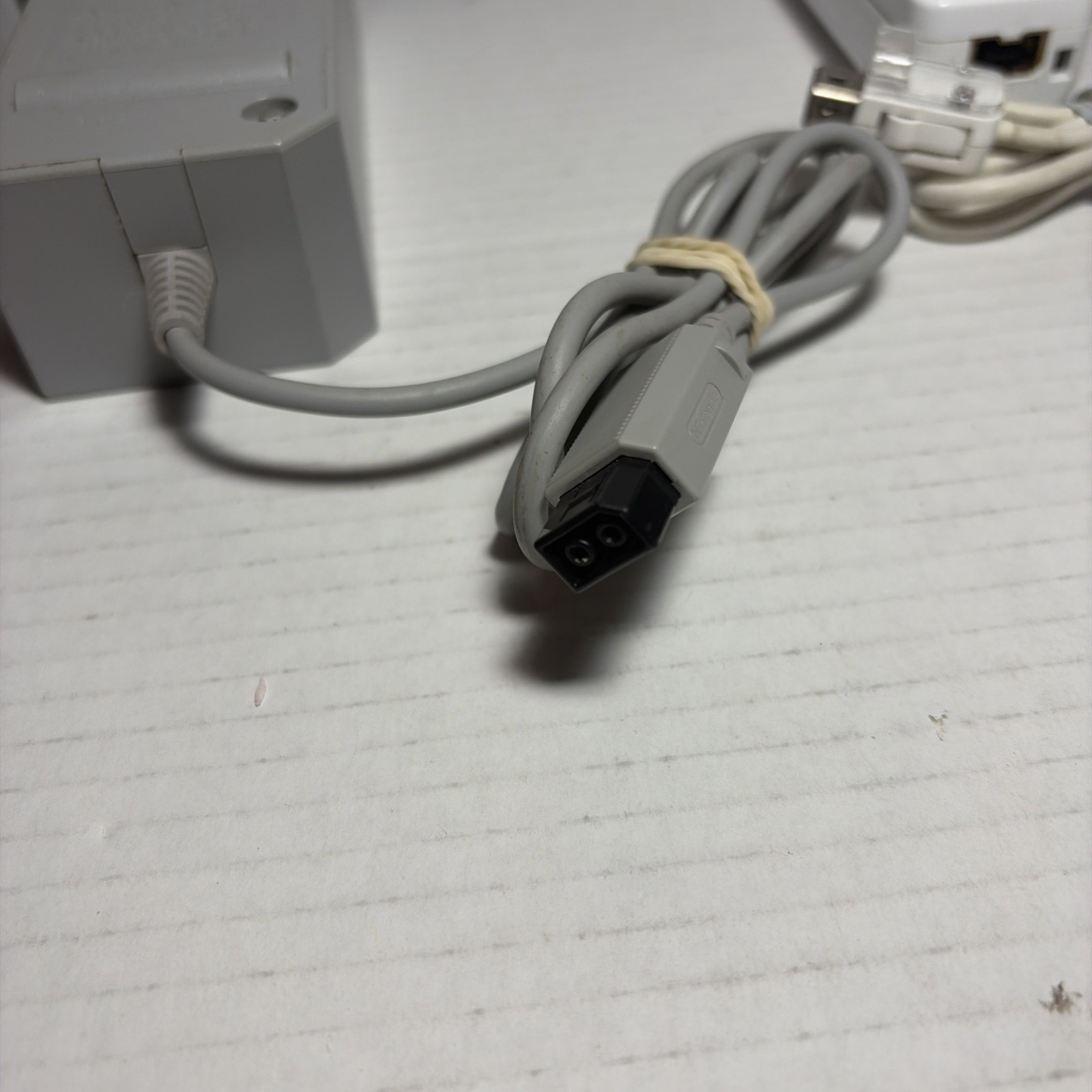 Nintendo Wii Video Game Console Working With Cables, 1 Controller. Read