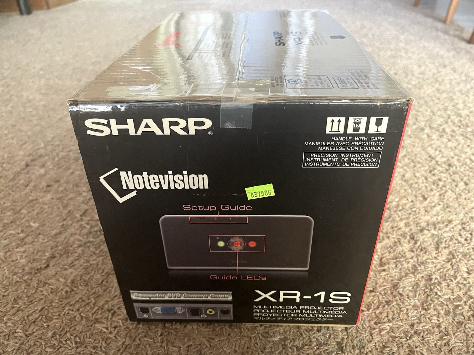 Vintage NOS Sharp Notevision XR-1S Projector - New