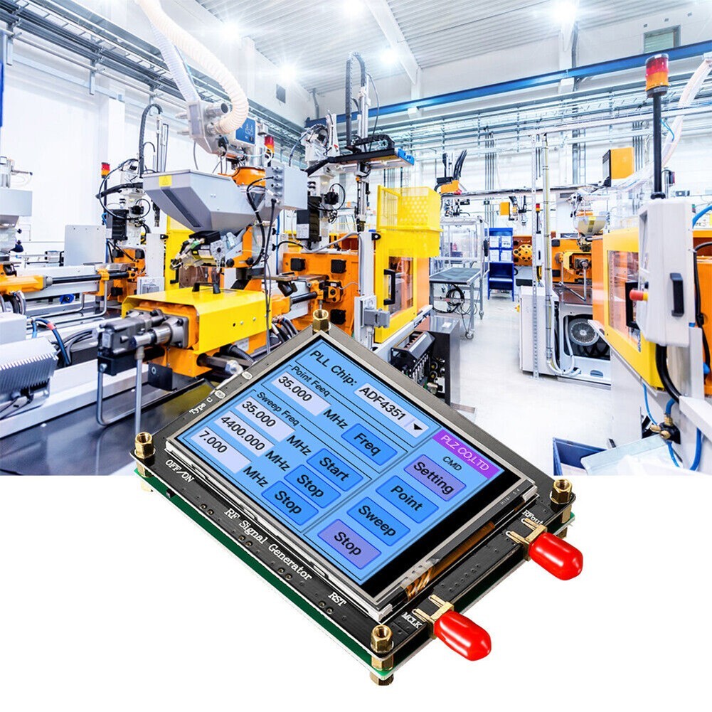 ADF4351 35M 4 4G Touch Screen RF Signal Generator With PLL Sweep Function