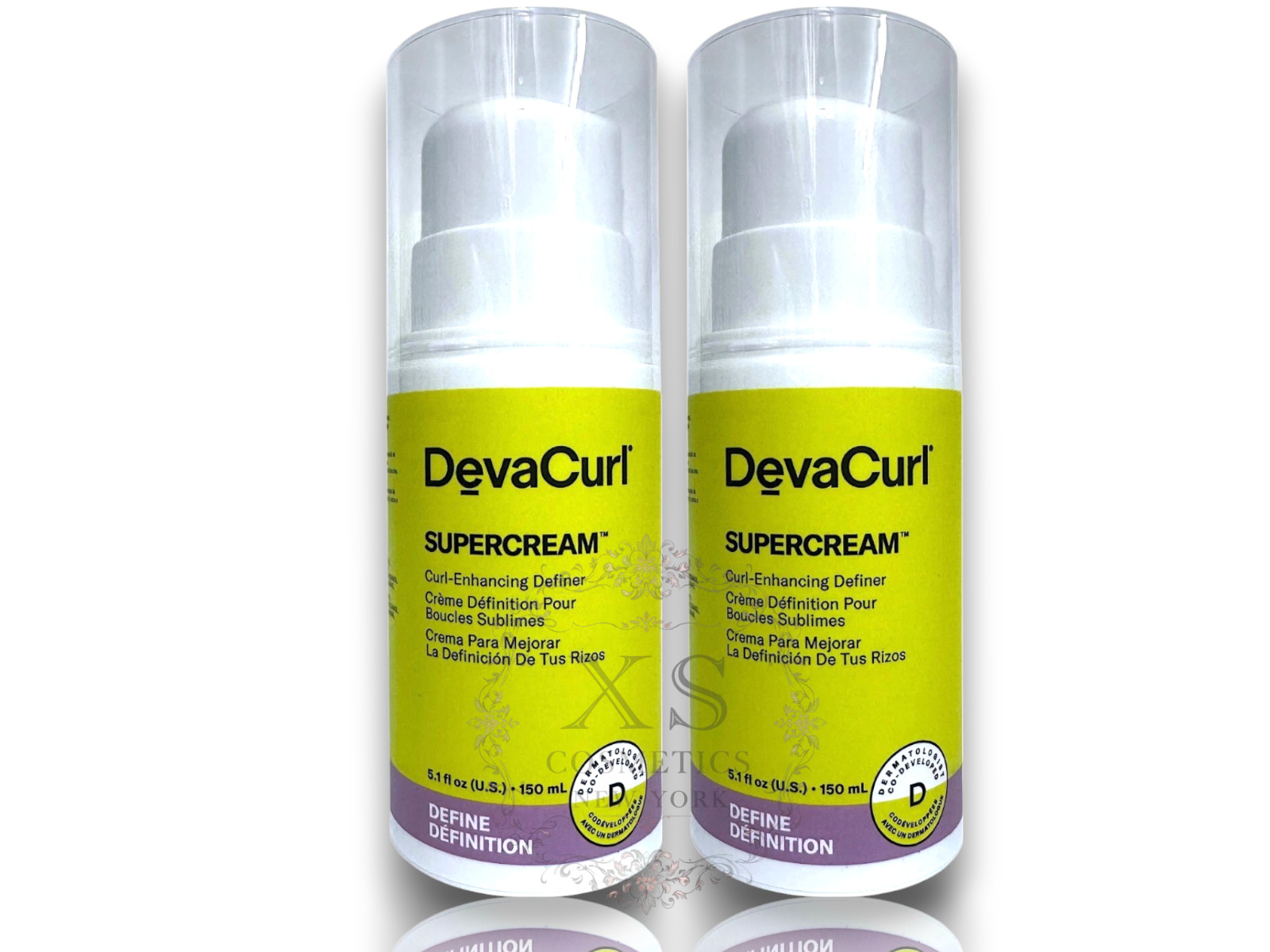 DevaCurl SUPERCREAM Curl-Enhancing Definer 5.1 oz ( lot of 2)