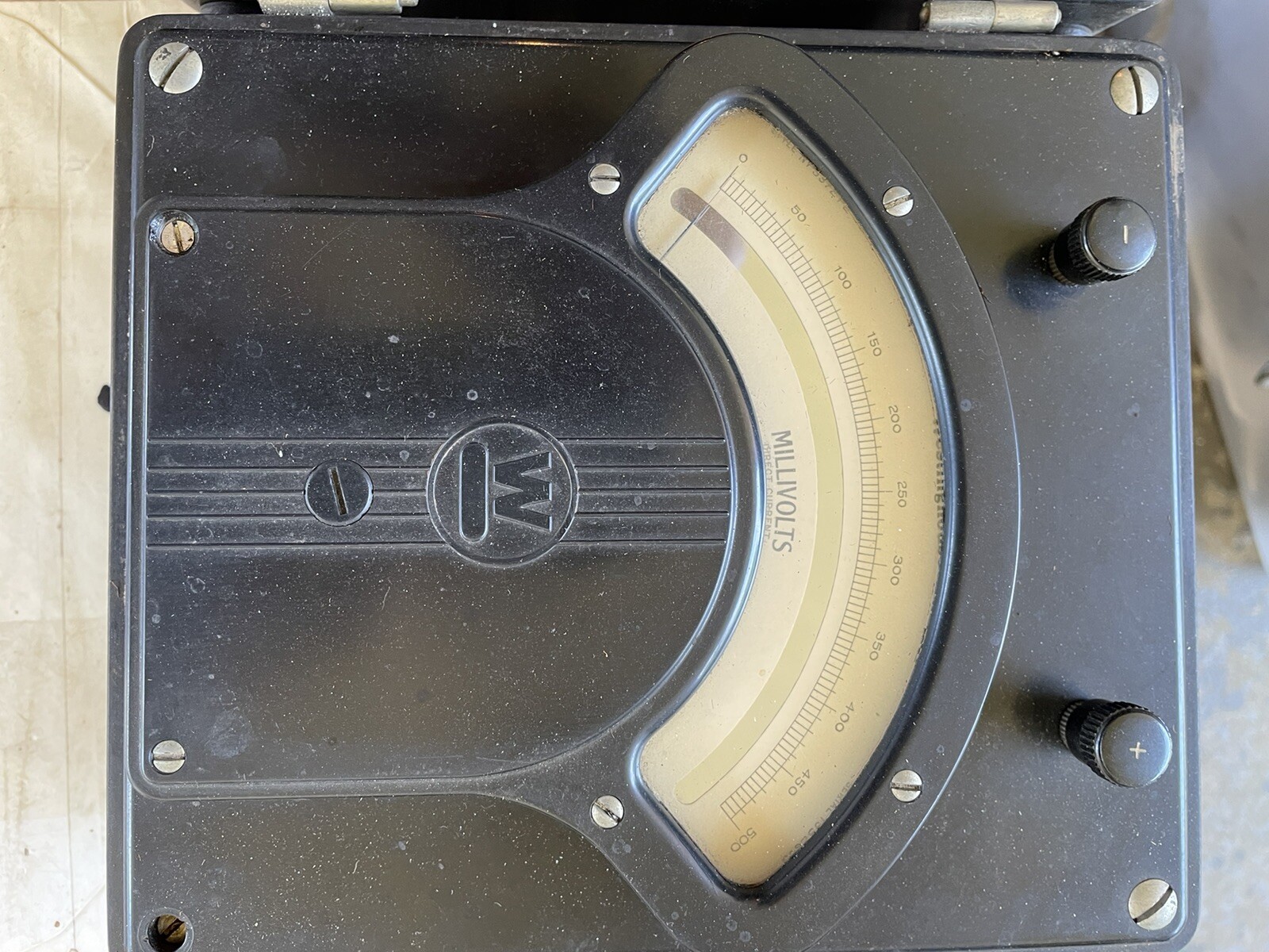 Westinghouse portable MILLIVOLTS meter