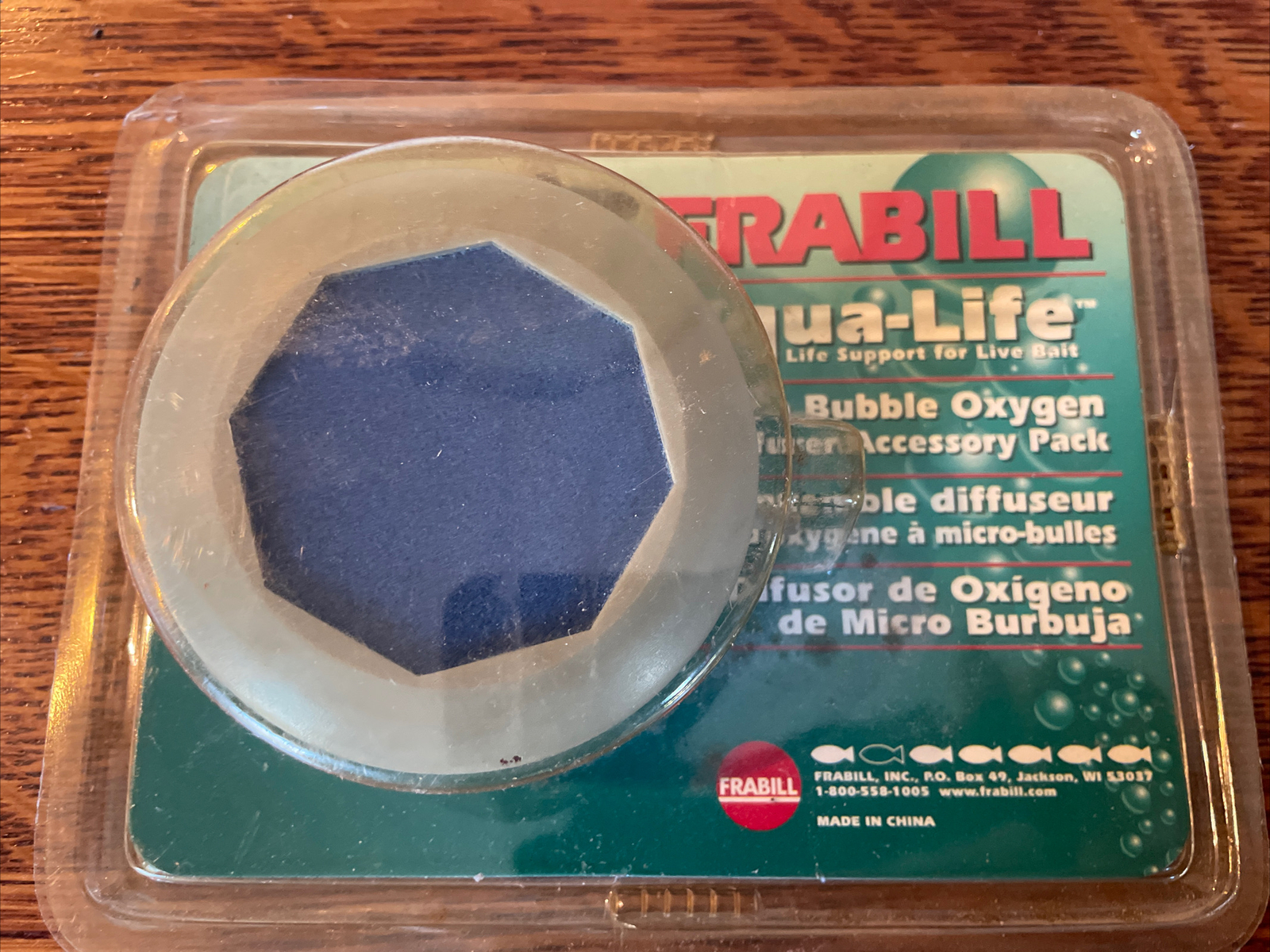 Frabill AQUA LIFE MICRO BUBBLE OXYGEN  DIFFUSER FOR BAIT FISH OLD STOCK PACKAGE
