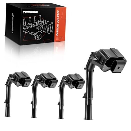 Ignition Coil Packs of 4 L4 2.0L Compatible with Infiniti Q50, Q60 & Pack of 4