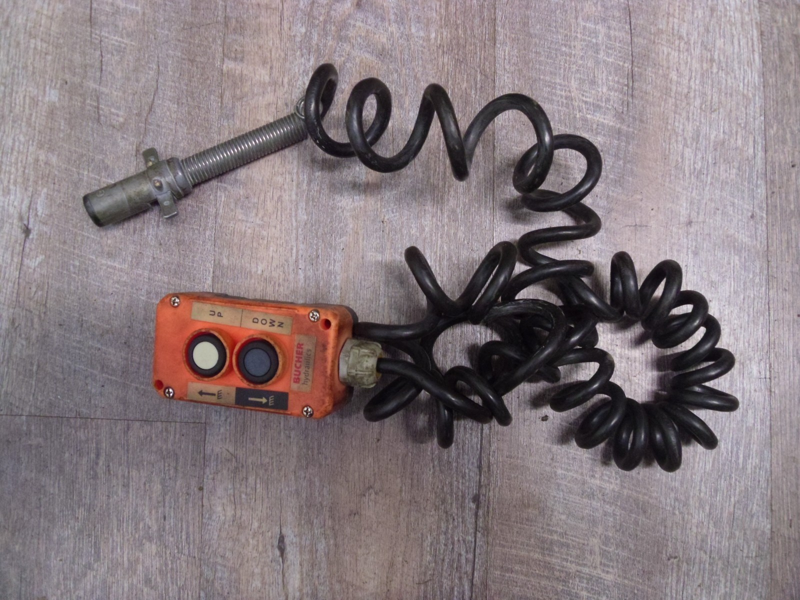 Bucher Hydraulics Hand control pendant UP DOWN 4 prong cole hersee boston P4