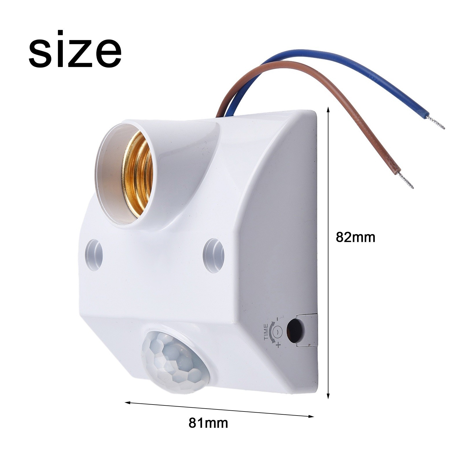 for For E27 Bulb AC110 240V PIR Motion Sensor Light Socket Automatic Lamp Holder