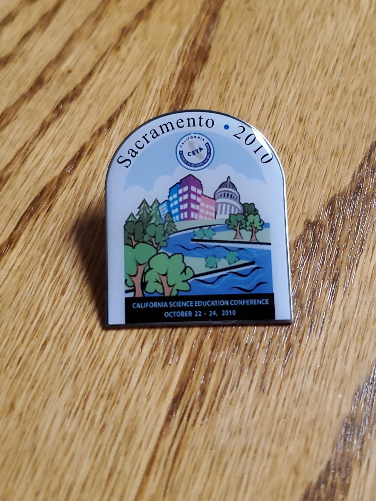 California Science Education Conference pin 2010 Sacramento qt