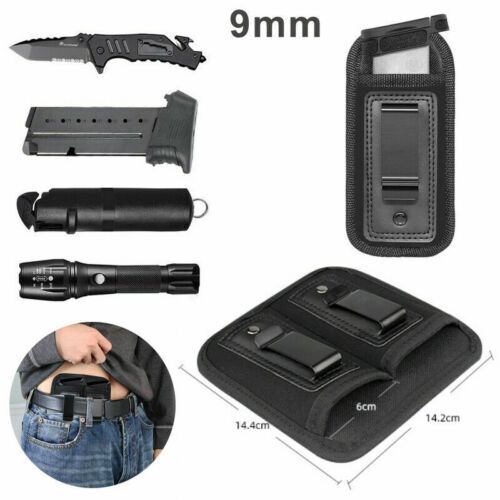 Universal IWB Magazine Pouch Single Double Stack Mags Pouch for Glock 17 26 43