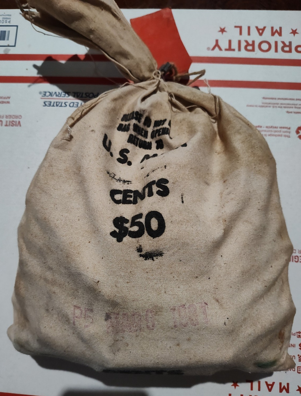 (U.S. MINT SEALED BAG) 1981 P /100 ROLLS -BU-UNCIRCULATED $50-5000 CENTS