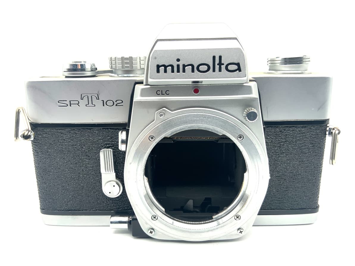 Minolta SRT102 SLR 35mm Analog SLR Camera Body (Minolta MD) Silver