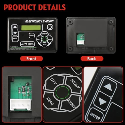 Upgrade 421484 Touchscreen RV Leveling System Touchpad with Auto Touch Panel