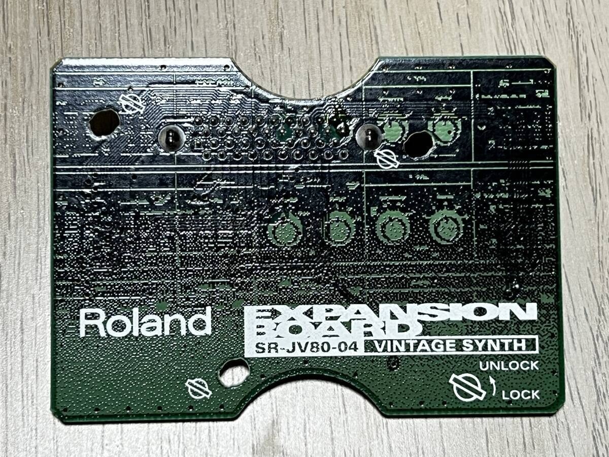 Roland SR-JV80-04 Vintage Synthesizer Expansion Sound Board Good GP