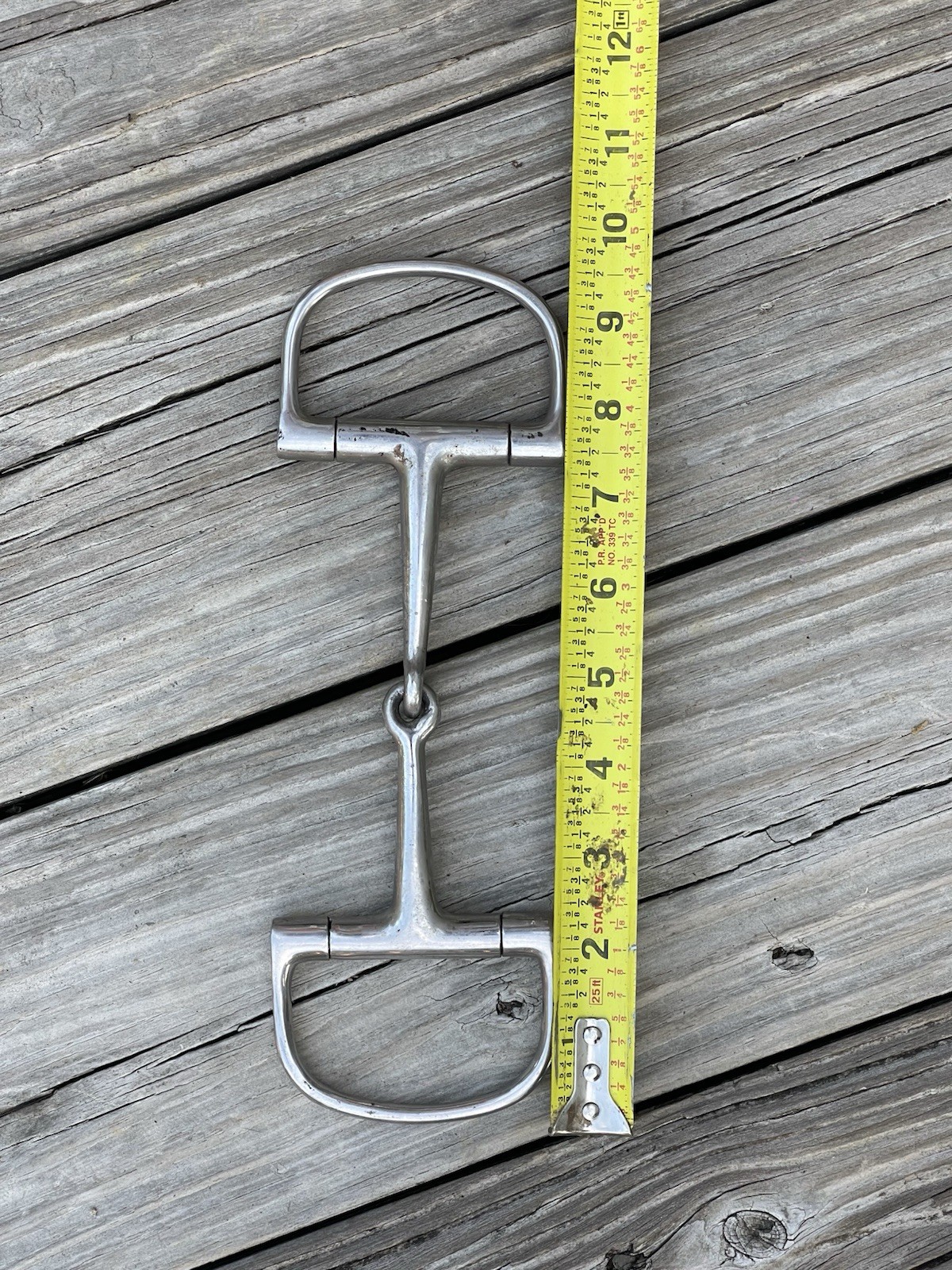 Horse Snaffle Smooth 3/8 D-ring Bit