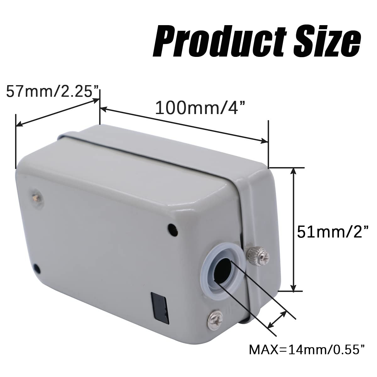 mxuteuk AC 220V/380V Push Button Switch On/Off Start Stop 3 Onecolor