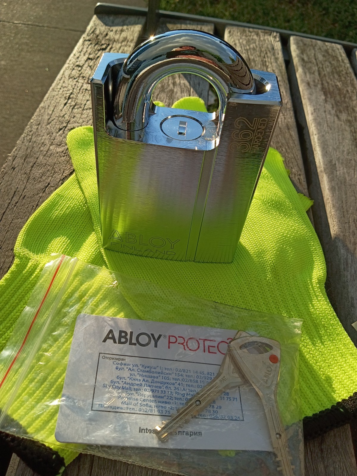 ABLOY 362 Hardened High Security Padlock, CEN Grade 6, 2 Keys