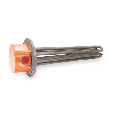 Tempco Tfp02708 Flanged Immersion Heater, 22-15/16 In. L