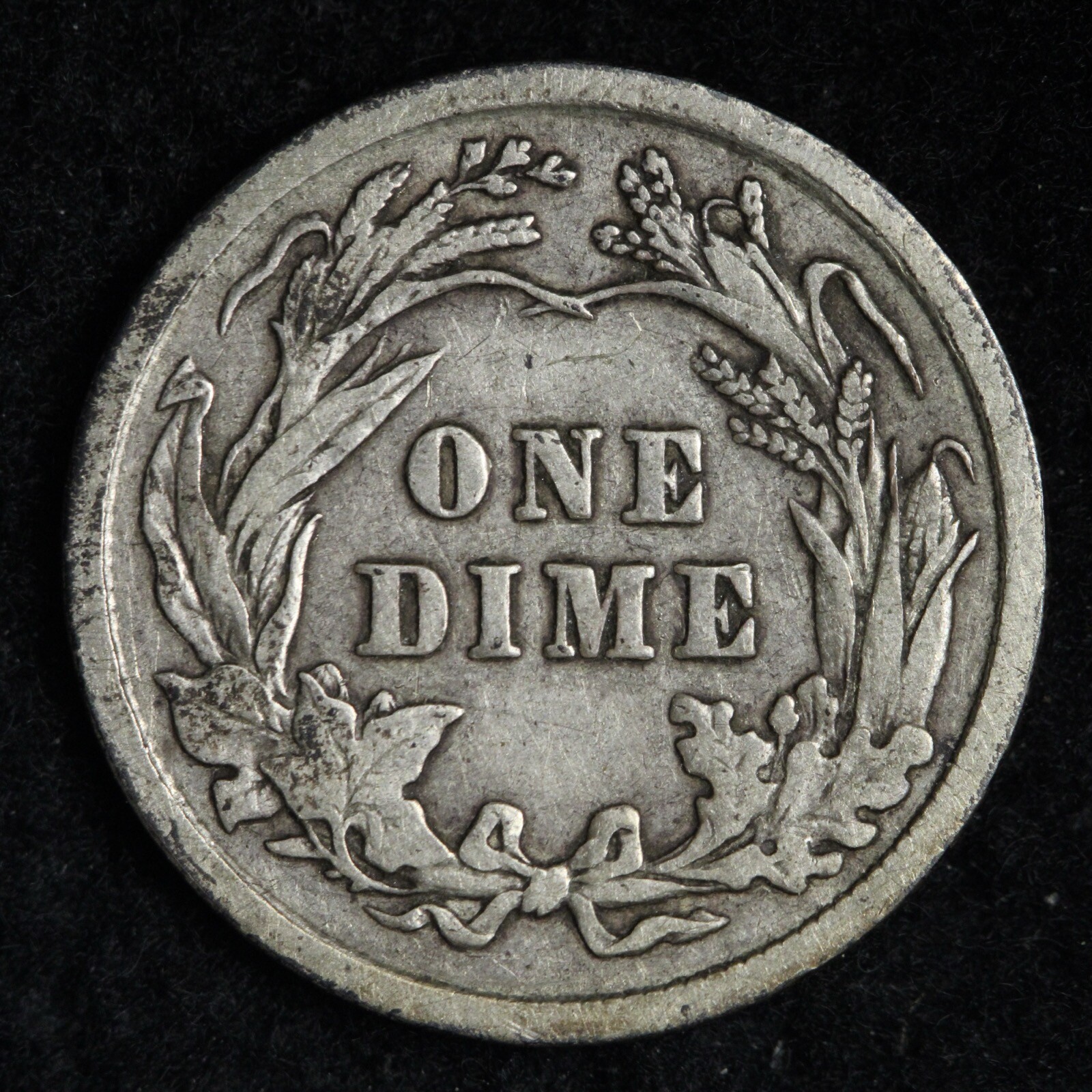 1907 Barber Silver Dime CHOICE FINE E214 QL
